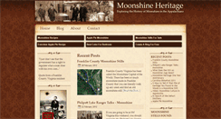 Desktop Screenshot of moonshineheritage.com